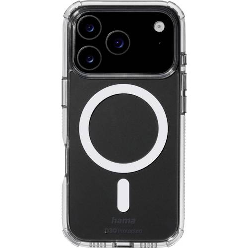 hama 00232394 Handyhülle Extreme Protect für iPhone 17 Pro, magnetisch, durchsichtig