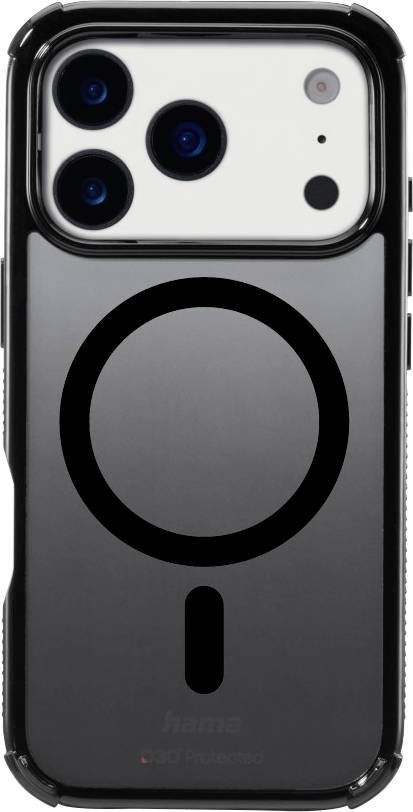 hama 00232396 Handyhülle Extreme Protect für Apple iPhone 17 Pro, magnetisch, Schwarz