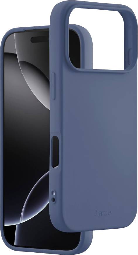hama 00232402 Handyhülle Fantastic Feel für Apple iPhone 17 Pro, Blau