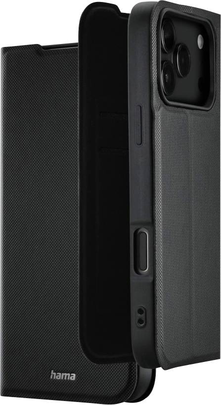 hama 00232411 Handytasche Daily Protect für Apple iPhone 17 Pro Max, Schwarz