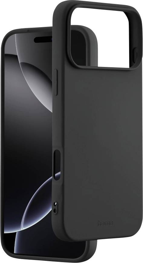 hama 00232414 Handyhülle Fantastic Feel für Apple iPhone 17 Pro Max, Schwarz