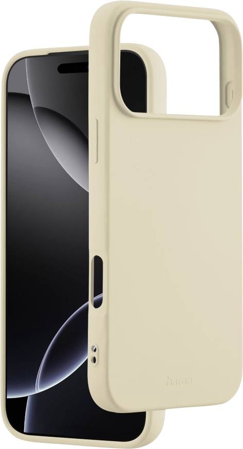 hama 00232415 Handyhülle Fantastic Feel für Apple iPhone 17 Pro Max, Beige