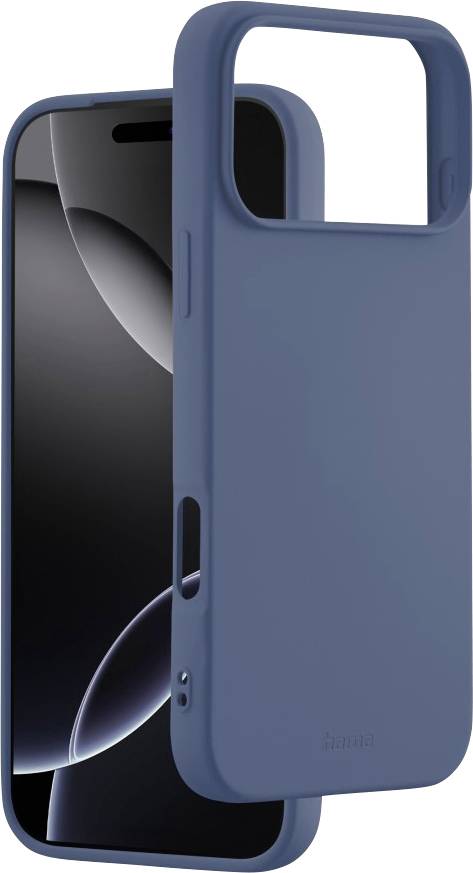 hama 00232416 Handyhülle Fantastic Feel für Apple iPhone 17 Pro Max, Blau