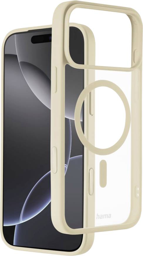 hama 00232420 Handyhülle Frame Protect f iPhone 17 Pro Max, magnetisch, durchsichtig,Be