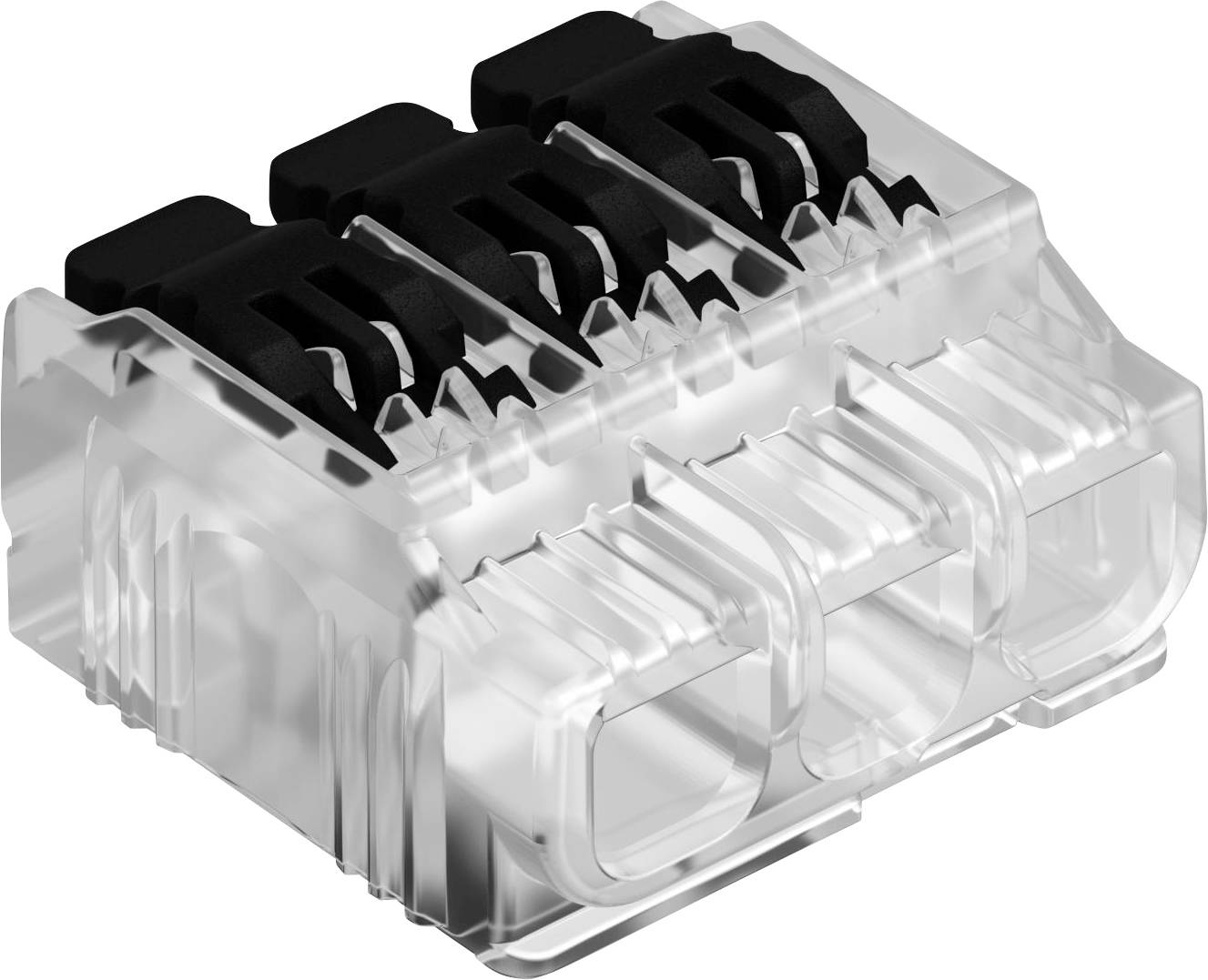 OBO Bettermann 2054423 61 HSK43 flexibel: 0.02-4 mm² starr: 0.02-2.5 mm² Polzahl: 3 75 St. Transparent