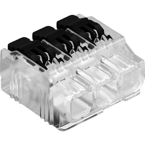 OBO Bettermann 2054423 61 HSK43 flexibel: 0.02-4 mm² starr: 0.02-2.5 mm² Polzahl: 3 75 St. Transparent