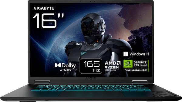 Gigabyte Notebook A16 3WHK3DE894SH 40.6 cm (16 Zoll) WUXGA AMD Ryzen 7 260 16 GB RAM 1 TB SSD Deutsch, QWERTZ AMD AMD Radeon Graphics Nvidia GeForce RTX 5070 GDDR7 Schwarz GIGABYTE GAMING A16 3WHK3DE894