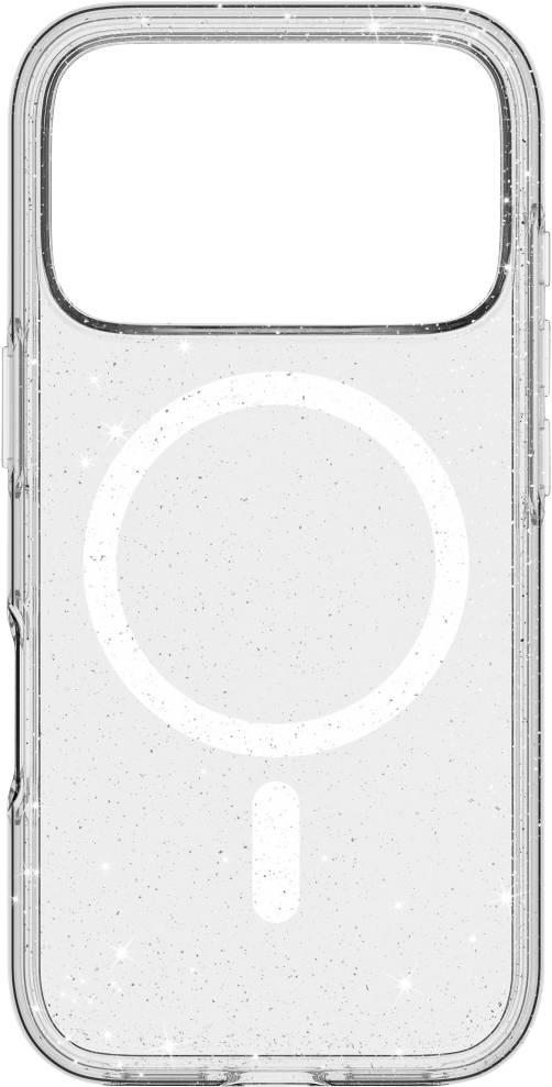 White Diamonds Mag Glitter Cover Apple iPhone 17 Pro Transparent MagSafe kompatibel 00019434