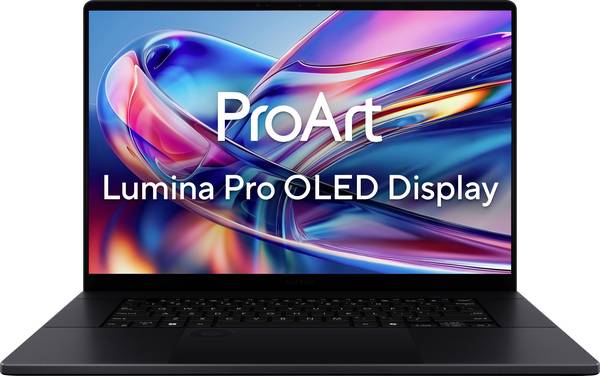 Asus Notebook ProArt P16  40.6 cm (16 Zoll) WQUXGA AMD Ryzen AI 9 HX 370 32 GB RAM  2 TB SSD Deutsch, QWERTZ AMD Radeon™ 890M Nvidia GeForce RTX 5080  GDDR7 Schwarz  90NB17F1-M001R0