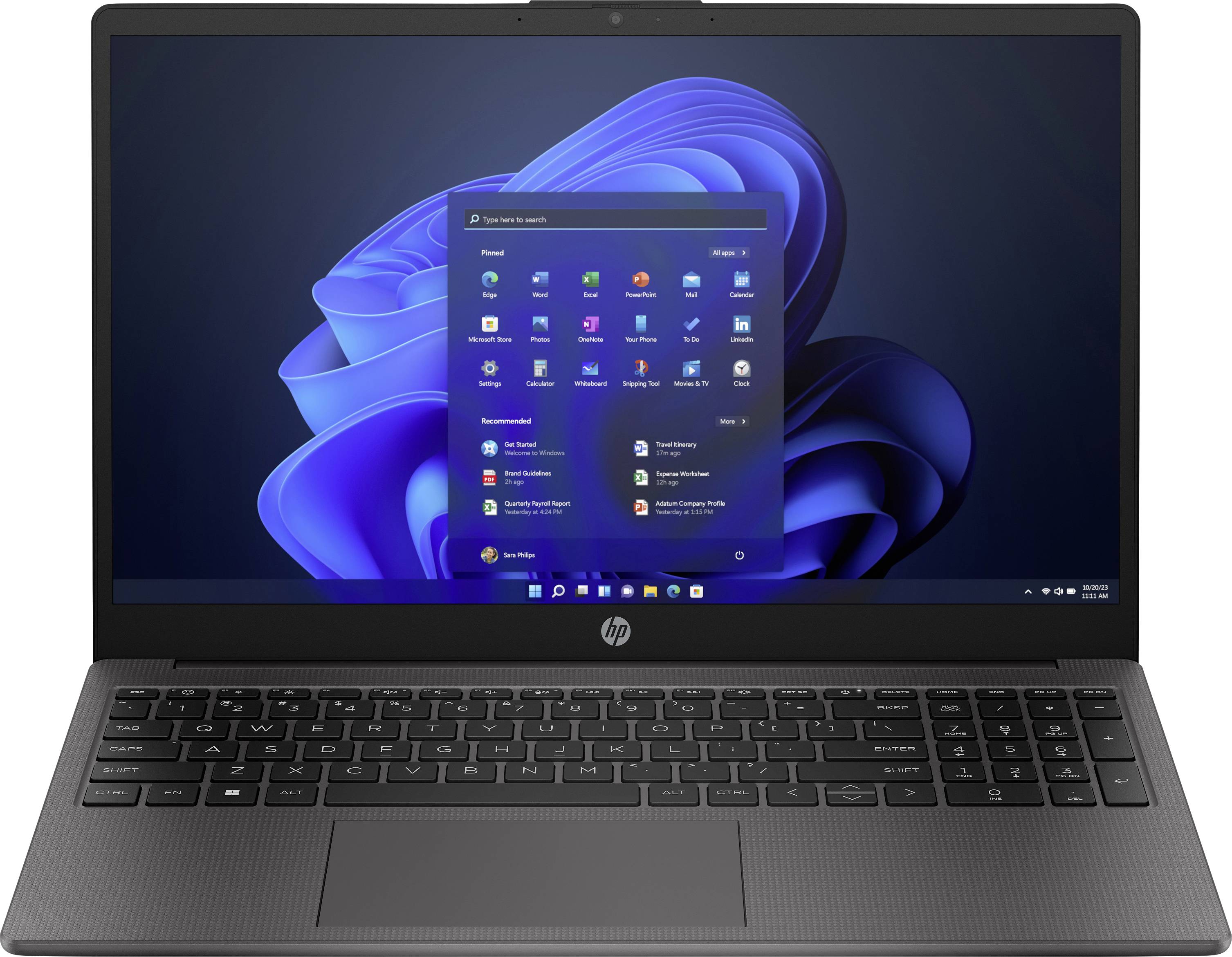 HP Notebook 250 G10 39.6 cm (15.6 Zoll) Full HD Intel® Core™ i5 i5-1334U 16 GB RAM 512 GB SSD Deutsch, QWERTZ Intel Schw...