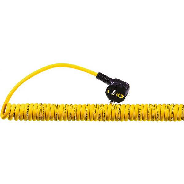 LAPP 73220853 Spiralkabel ÖLFLEX® SPIRAL 540 P 600 mm / 2000 mm 3 x 0.75 mm² Gelb 1 St.