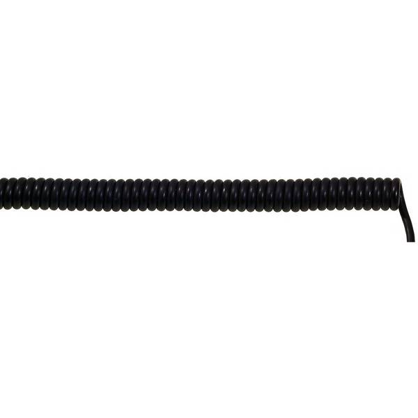 LAPP 73220245 Spiralkabel UNITRONIC® SPIRAL 100 mm / 400 mm 3 x 0.25 mm² Schwarz 1 St.
