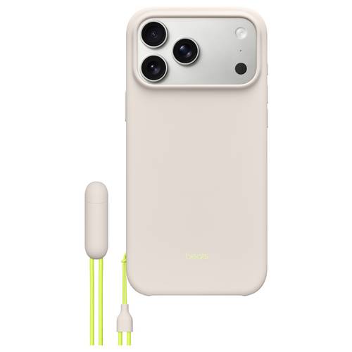 Beats Kickstand Case iPhone 17 Pro Max Kalkstein MagSafe kompatibel, Mit Standfuß, Mit Handschlaufe MGTQ4LL/A