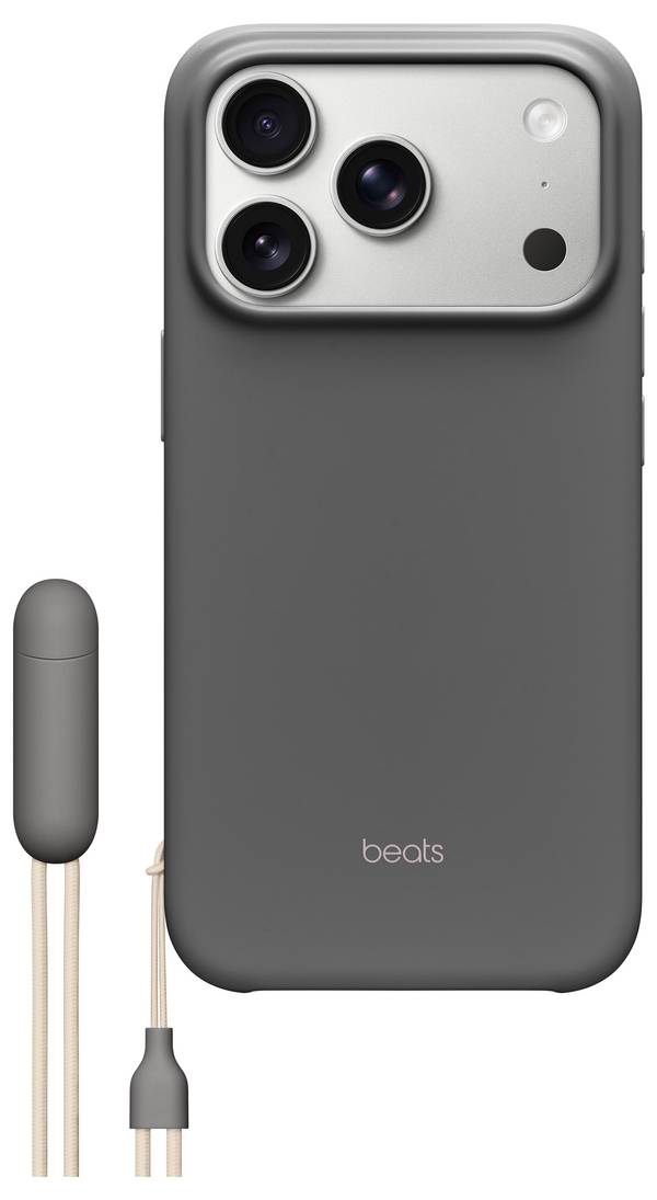 Beats Kickstand Case iPhone 17 Granitgrau MagSafe kompatibel, Mit Standfuß, Mit Handschlaufe MGY54LL/A