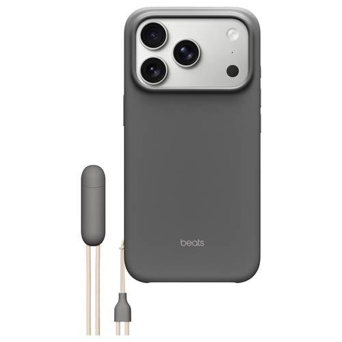 Beats Kickstand Case iPhone 17 Granitgrau MagSafe kompatibel, Mit Standfuß, Mit Handschlaufe MGY54LL/A