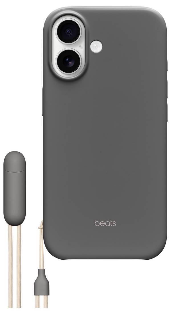 Beats Kickstand Case iPhone 17 Pro Granitgrau MagSafe kompatibel, Mit Standfuß, Mit Handschlaufe MGY74LL/A