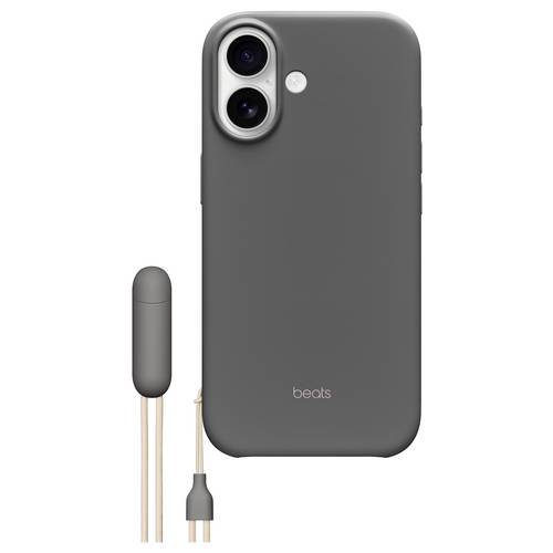 Beats Kickstand Case iPhone 17 Pro Granitgrau MagSafe kompatibel, Mit Standfuß, Mit Handschlaufe MGY74LL/A