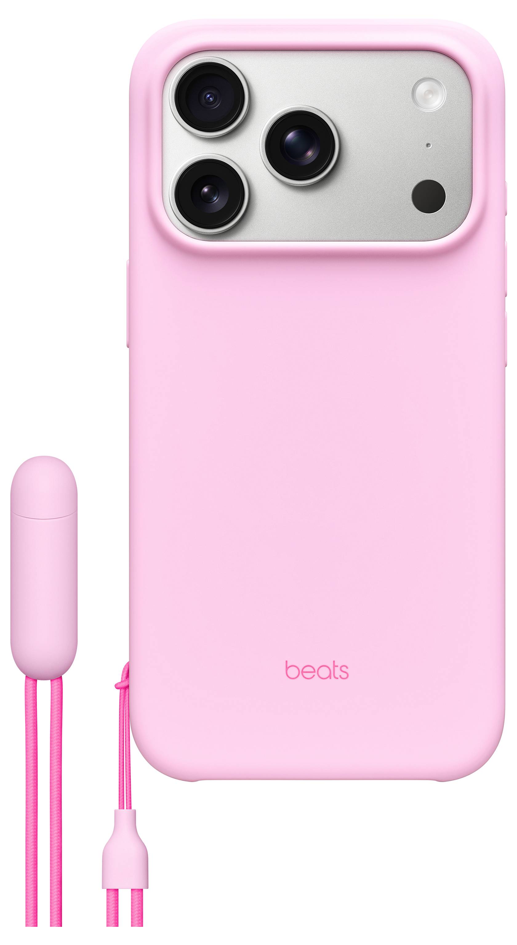 Beats Kickstand Case iPhone 17 Pro Kieselrosa MagSafe kompatibel, Mit Standfuß, Mit Handschlaufe MGY84LL/A