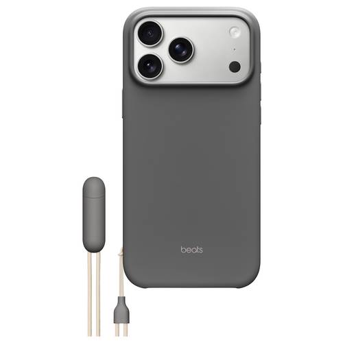 Beats Kickstand Case iPhone 17 Pro Max Granitgrau MagSafe kompatibel, Mit Standfuß, Mit Handschlaufe MGY94LL/A