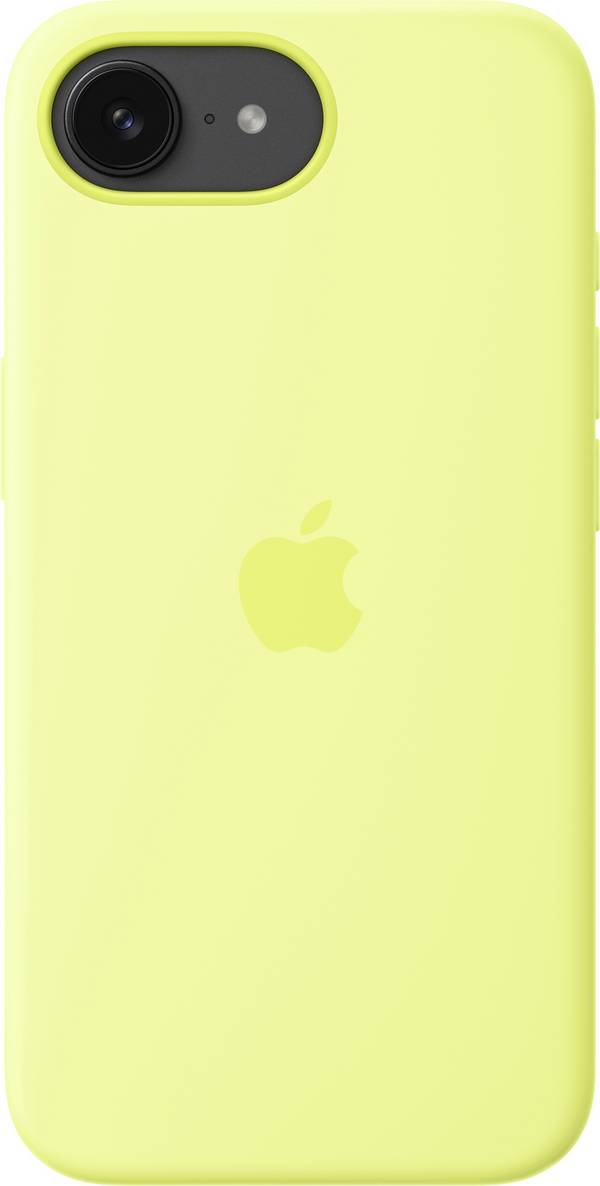 Apple Silicone Case iPhone 16e Neongelb  MGYW4ZM/A