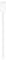 Ein weißes USB-C-Ladekabel mit einem kompakten Anschluss, vertikal dargestellt, geeignet zum Laden und zur Datenübertragung.