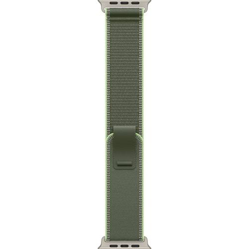 Apple Watch Trail Loop Armband 49 mm S/M Neongrün