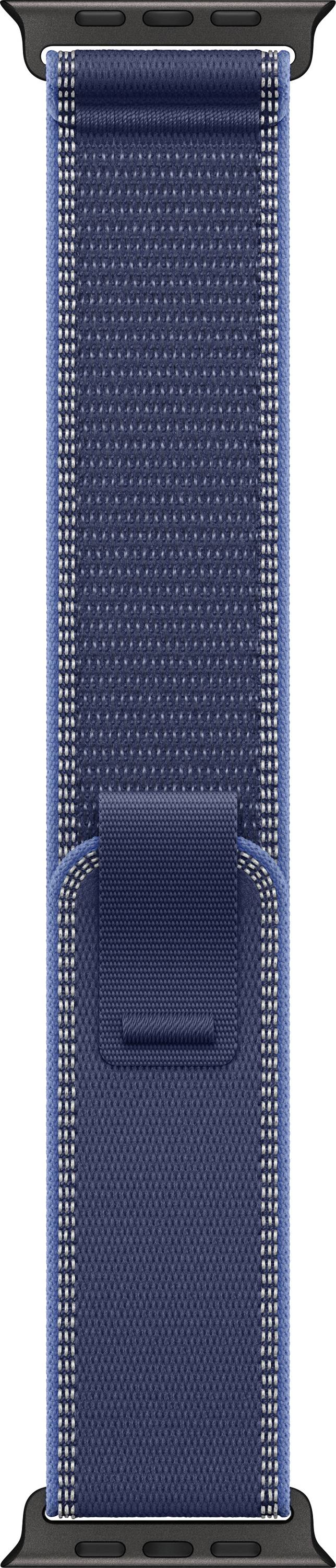 Apple Watch Trail Loop Armband 49 mm M/L Lichtblau