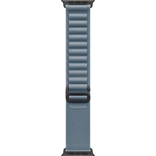 Apple Watch Alpine Loop Armband 49 mm M Lichtblau