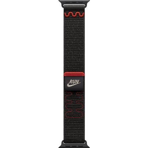 Apple Watch Nike Sport Loop Armband 46 mm Midnight Black