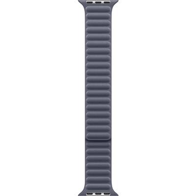 Ein dunkler Armband für eine Uhr mit gerippter Textur.