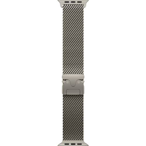 Apple Watch Milanese Loop Band Armband 49 mm S Natur Watch Ultra, Watch Ultra 2, Watch Ultra 3