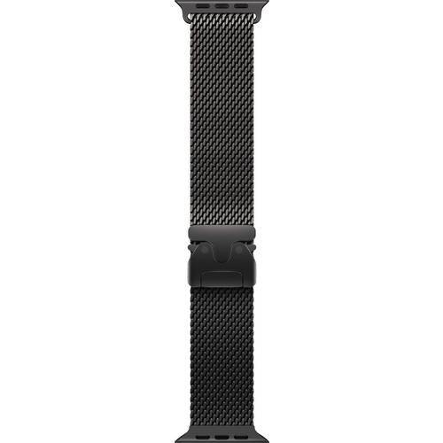 Apple Watch Milanese Loop Band Armband 49 mm S Schwarz Watch Ultra, Watch Ultra 2, Watch Ultra 3