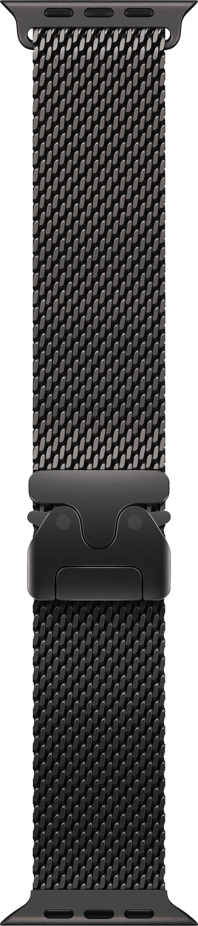 Apple Watch Milanese Loop Band Armband 49 mm M Schwarz Watch Ultra, Watch Ultra 2, Watch Ultra 3