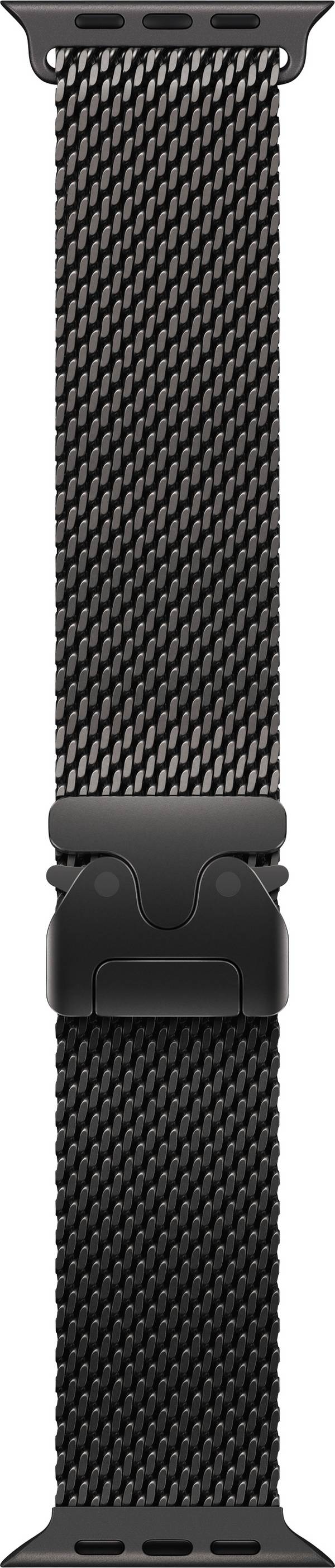 Apple Watch Milanese Loop Band Armband 49 mm L Schwarz Watch Ultra, Watch Ultra 2, Watch Ultra 3