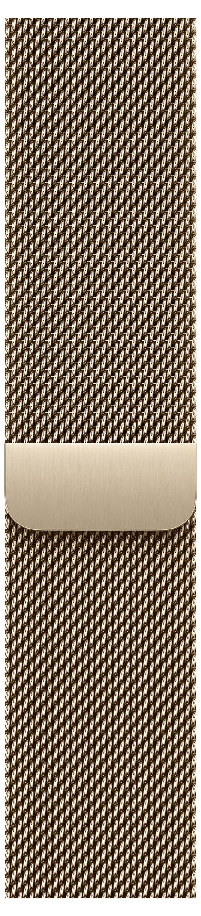 Eine Nahaufnahme eines strukturierten, braunen gewebten Stoffs-Riemens mit einer hellbraunen metallischen Schließe am unteren Ende.