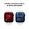 'Zwei Smartwatch-Bildschirme: links zeigt Herzfrequenz von 75 BPM und rechts Schlafdaten mit "Normal" Bewertung.'