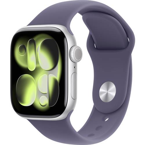 Apple Watch Series 11 GPS + Cellular 42 mm Aluminiumgehäuse Sport Band Nebelviolett S/M
