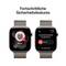 Zwei Smartwatches mit fortschrittlichen Sicherheitsfunktionen. Links: 'Mama' mit Warnsymbol. Rechts: Bildschirm zeigt 'Notruf' nach Sturz.