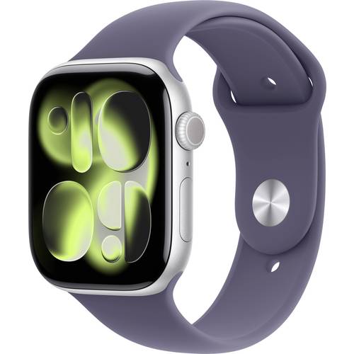 Apple Watch Series 11 GPS + Cellular 46 mm Aluminiumgehäuse Sport Band Nebelviolett S/M