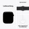 Lieferumfang: Schwarze Smartwatch, Sportarmband, USB-C Magnetkabel.
