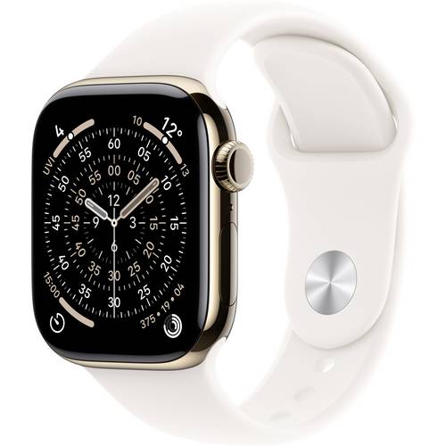 Apple Watch Series 11 GPS + Cellular 46 mm Titangehäuse Sport Band Blassrosa S/M
