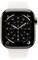 Eine Smartwatch mit einem analogen Zifferblatt, das mehrere Ziffernblätter für Zeitzonen, Aktivitätsringe, Kalenderdatum und andere zeitbezogene Funktionen zeigt.