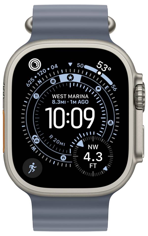 Apple Watch Ultra 3 GPS + Cellular 49 mm Titangehäuse Ocean Band