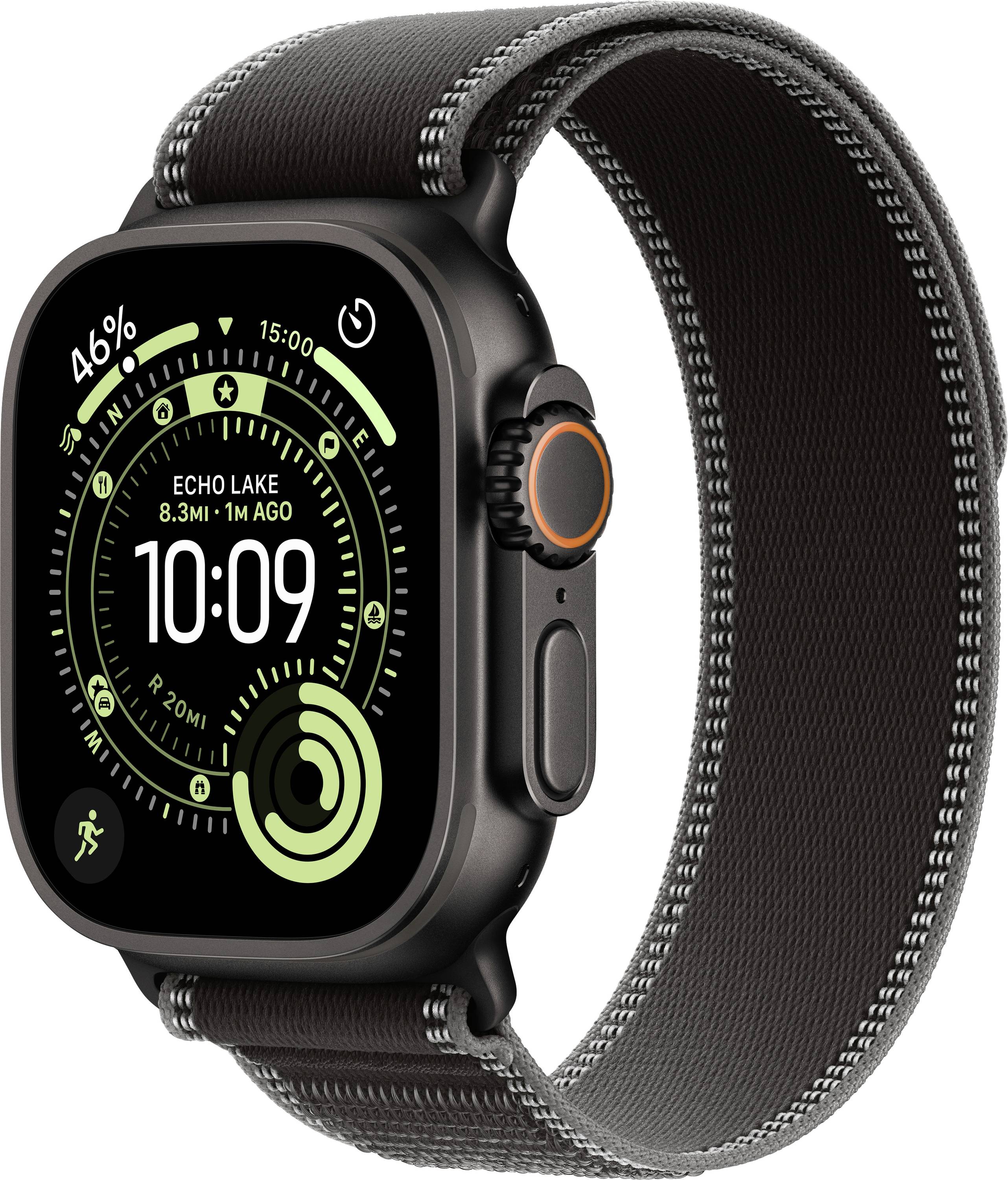 Apple Watch Ultra 3 GPS + Cellular 49 mm Titangehäuse Trail Loop S/M