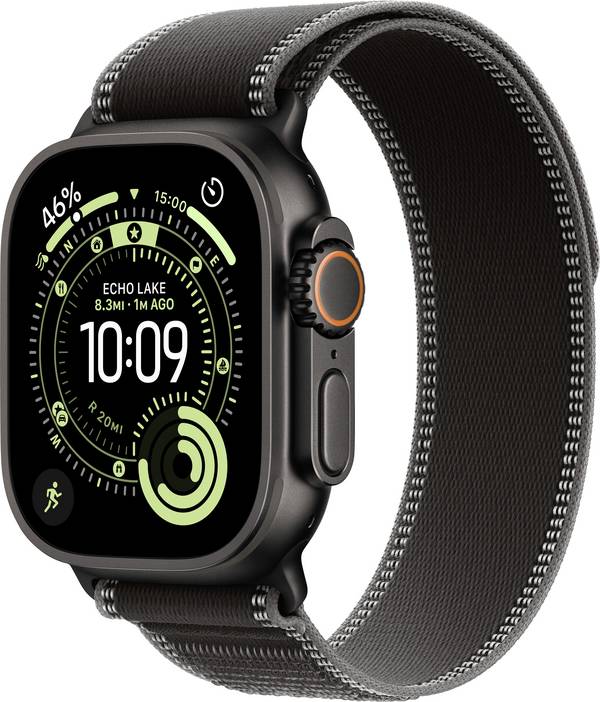 Apple Watch Ultra 3 GPS + Cellular 49 mm Titangehäuse Trail Loop M/L