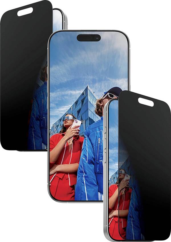 PanzerGlass Privacy Displayschutzglas mit Blickschutz Apple iPhone 17, iPhone 16 Pro 1 St. Seitlicher Blickschutz PG93414