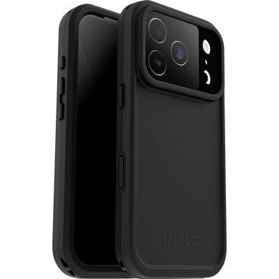 Ein schwarzes Smartphone-Gehäuse mit zweischichtigem Schutz, ausgestattet mit verstärkten Ecken, einer strukturierten Rückseite und präzisen Kameraausschnitten für optimale Passgenauigkeit.