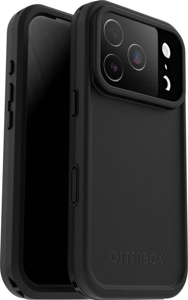 Otterbox  Case Apple iPhone 17 Pro Schwarz Stoßfest, MagSafe kompatibel, Wasserdicht, Staubdicht, Induktives Laden 77-99768