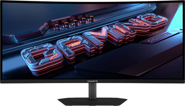 Gigabyte GS34WQCA Gaming Monitor  EEK G (A - G) 86.4 cm (34 Zoll) 3440 x 1440 Pixel 21:9 1 ms HDMI®, DisplayPort, Kopfhörer-Buchse VA LED