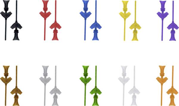 VOLTCRAFT DOV-PP20 Prüfspitzen-Set Steckanschluss 0.64 mm